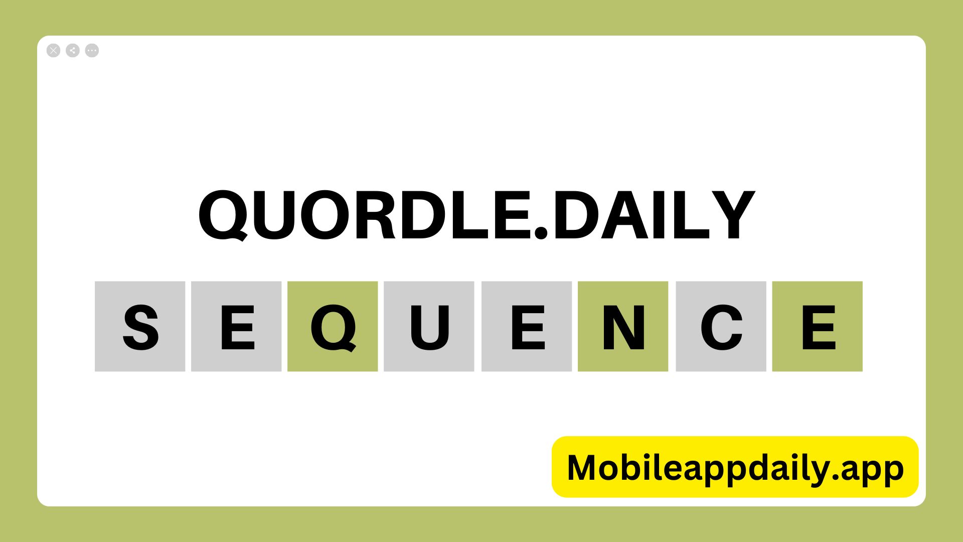 Quordle.Daily Sequence